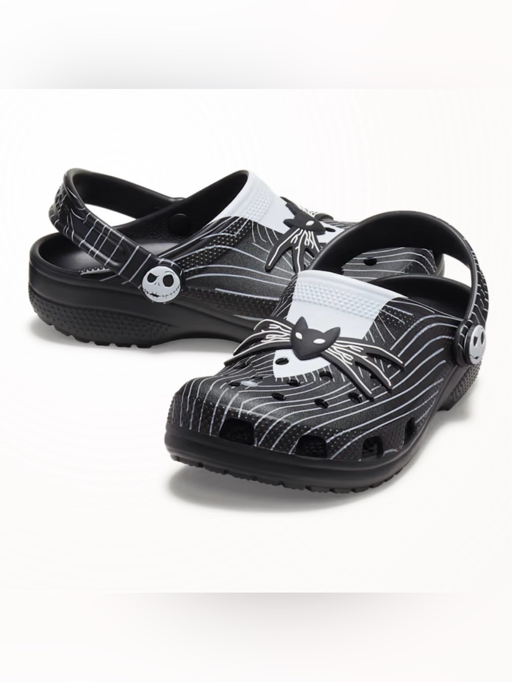 New Disney crocs Nightmare Before Christmas Jack Skellington Halloween toddler